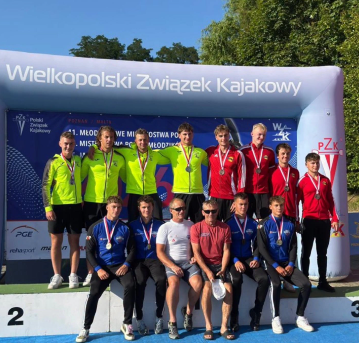 Trzy medale elbląskich kajakarzy na Młodzieżowych Mistrzostwach Polski w Poznaniu